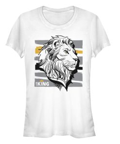 Junior’s Lion King Mufasa Stripe Profile T-Shirt