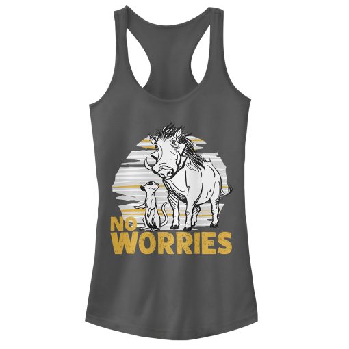 Junior’s Lion King No Worries Besties Racerback Tank Top