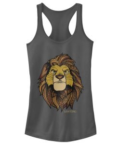 Junior’s Lion King Noble Simba Racerback Tank Top