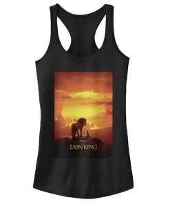 Junior’s Lion King Pride Rock Movie Poster Racerback Tank Top