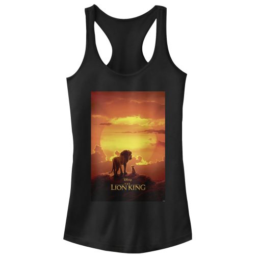 Junior’s Lion King Pride Rock Movie Poster Racerback Tank Top