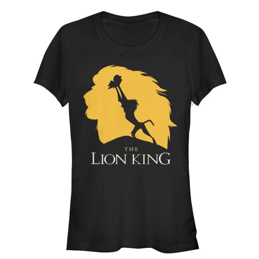 Junior’s Lion King Pride Rock Silhouette T-Shirt