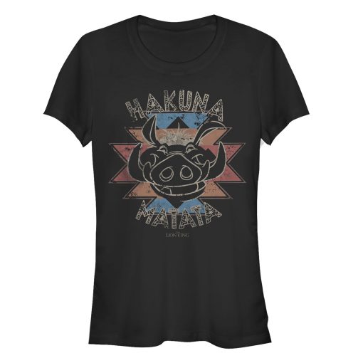 Junior’s Lion King Pumbaa Hakuna Matata T-Shirt