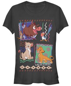 Junior’s Lion King Retro 90’s Savannah Friends T-Shirt