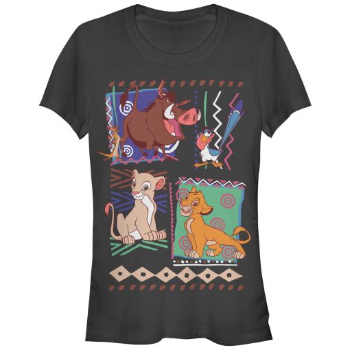 Junior’s Lion King Retro 90’s Savannah Friends T-Shirt