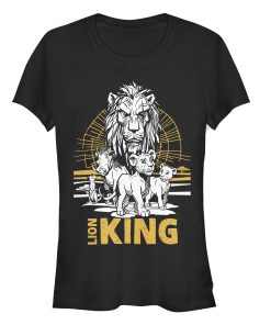 Junior’s Lion King Savannah Sunset Crew T-Shirt