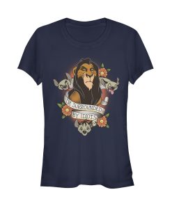 Junior’s Lion King Scar Surrounded By Idiots Tattoo T-Shirt