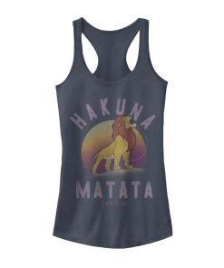 Junior’s Lion King Simba Hakuna Matata Racerback Tank Top