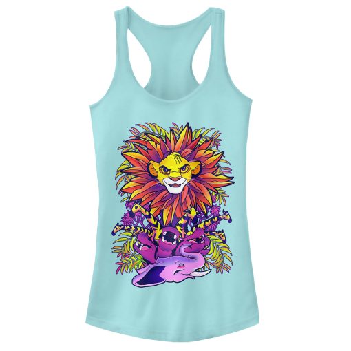 Junior’s Lion King Simba Jungle Parade Racerback Tank Top