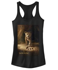 Junior’s Lion King Simba Paw Movie Poster Racerback Tank Top