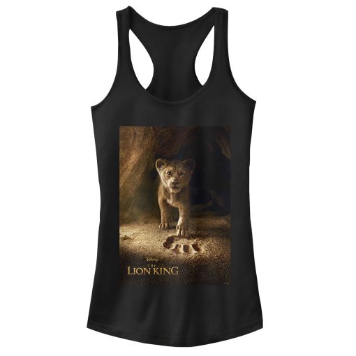 Junior’s Lion King Simba Paw Movie Poster Racerback Tank Top