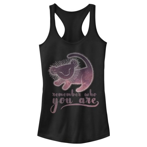 Junior’s Lion King Simba Remember Who You Are Racerback Tank Top