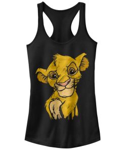 Junior’s Lion King Simba Smirk Racerback Tank Top