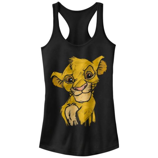 Junior’s Lion King Simba Smirk Racerback Tank Top