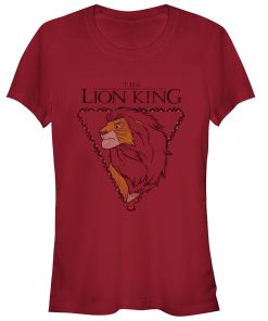 Junior’s Lion King Simba Triangle T-Shirt