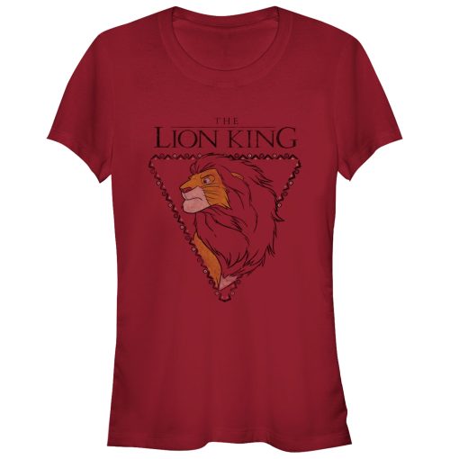 Junior’s Lion King Simba Triangle T-Shirt