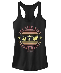 Junior’s Lion King Sunshine Hakuna Matata Racerback Tank Top
