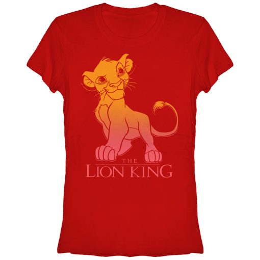 Junior’s Lion King Young Simba Logo T-Shirt