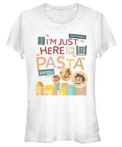 Junior’s Luca I’m Just Here for the Pasta T-Shirt