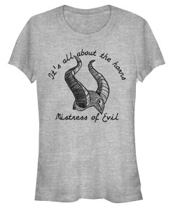 Junior’s Maleficent Mistress of All Evil All About Horns T-Shirt