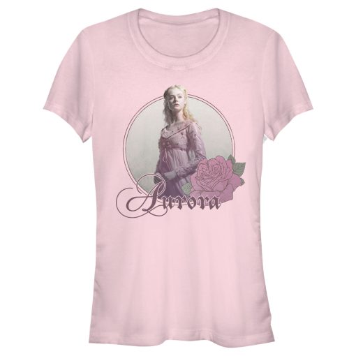 Junior’s Maleficent Mistress of All Evil Aurora Portrait T-Shirt