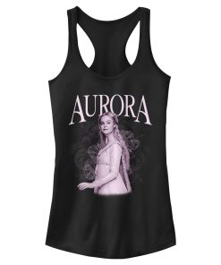 Junior’s Maleficent Mistress of All Evil Briar Rose Portrait Racerback Tank Top