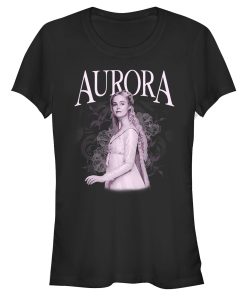 Junior’s Maleficent Mistress of All Evil Briar Rose Portrait T-Shirt