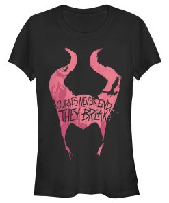Junior’s Maleficent Mistress of All Evil Curses Never End T-Shirt