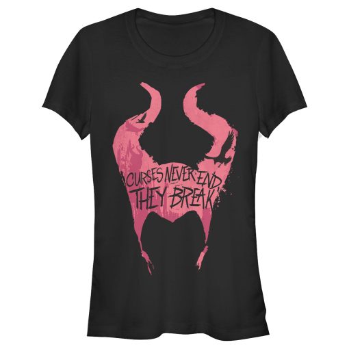 Junior’s Maleficent Mistress of All Evil Curses Never End T-Shirt