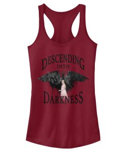 Junior’s Maleficent Mistress of All Evil Descending Racerback Tank Top