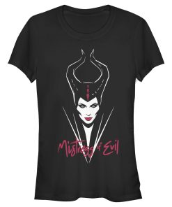 Junior’s Maleficent Mistress of All Evil Portrait T-Shirt