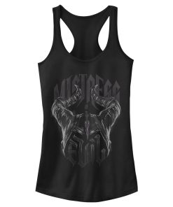 Junior’s Maleficent Mistress of All Evil Sketch Horns Racerback Tank Top
