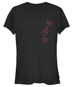Junior’s Maleficent Mistress of All Evil Wild Flower T-Shirt