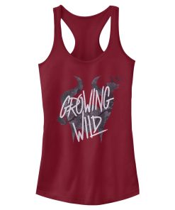 Junior’s Maleficent Mistress of All Evil Wild Horns Racerback Tank Top