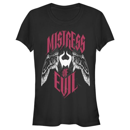 Junior’s Maleficent Mistress of All Evil Winged Evil T-Shirt