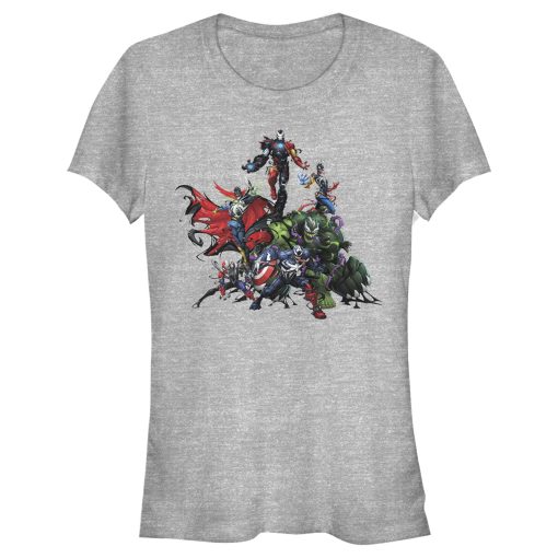 Junior’s Marvel Avengers Character Melee T-Shirt