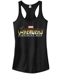 Junior’s Marvel Avengers Infinity War Classic Logo Racerback Tank Top