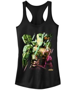 Junior’s Marvel Avengers Infinity War Machine Racerback Tank Top