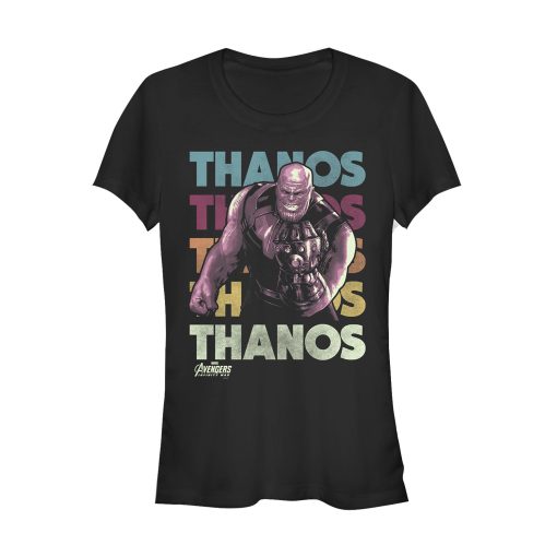 Junior’s Marvel Avengers Infinity War Thanos Repeat T-Shirt