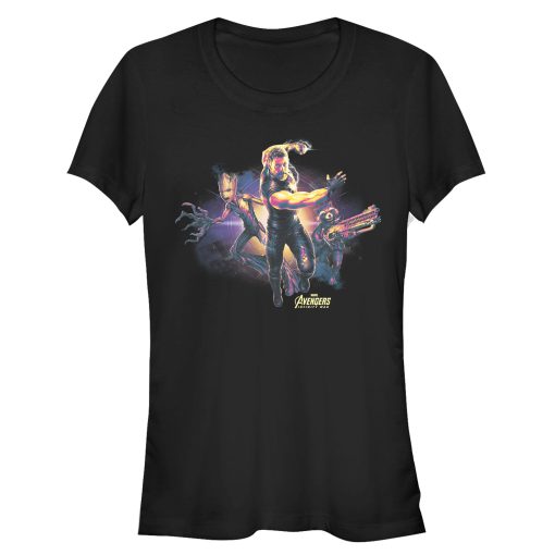 Junior’s Marvel Avengers Infinity War Thor Trio T-Shirt