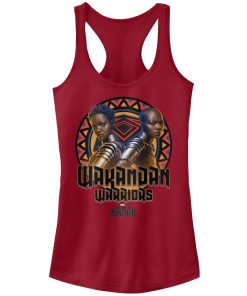 Junior’s Marvel Black Panther 2018 Wakandan Warriors Racerback Tank Top