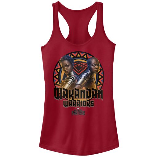 Junior’s Marvel Black Panther 2018 Wakandan Warriors Racerback Tank Top