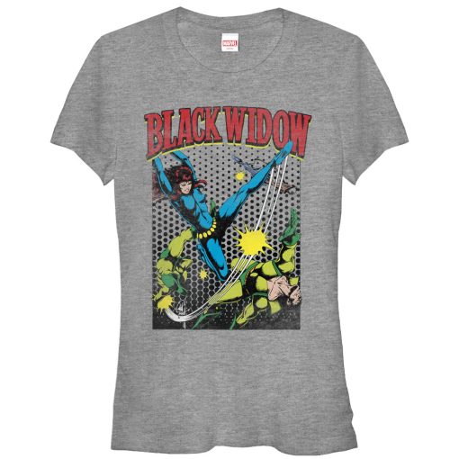 Junior’s Marvel Black Widow Kick T-Shirt