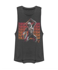 Junior’s Marvel Black Widow Taskmaster Battle Festival Muscle Tee