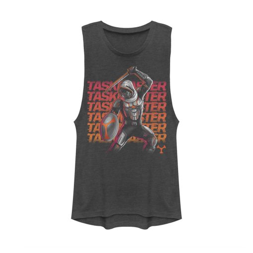 Junior’s Marvel Black Widow Taskmaster Battle Festival Muscle Tee