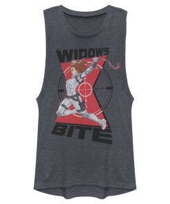 Junior’s Marvel Black Widow in the Crosshairs Festival Muscle Tee