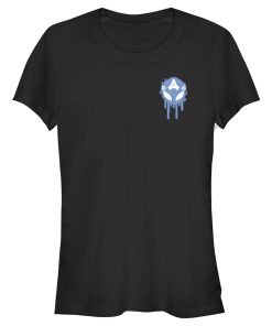 Junior’s Marvel Captain America Venom Infected Badge T-Shirt