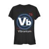 Junior’s Marvel Captain America Vibranium Element T-Shirt