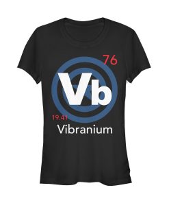 Junior’s Marvel Captain America Vibranium Element T-Shirt
