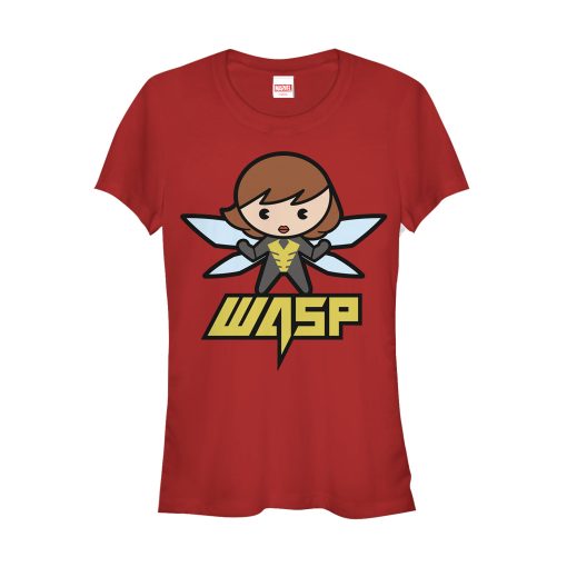 Junior’s Marvel Cartoon Kawaii Wasp T-Shirt